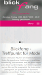 Mobile Screenshot of blickfang-boutique.ch